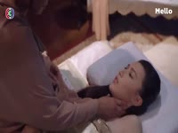 Startling incest fetish movie features mom waking pretty Asian teen daughter and choking her